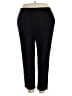 Ruby Rd. Solid Black Casual Pants Size 2X - photo 1