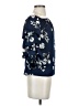 Sara Ruffin Costello Blue 3/4 Sleeve Blouse Size S - photo 4