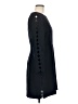 Club Monaco 100% Polyester Solid Black Casual Dress Size 8 - photo 4