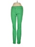 Bebe Color Block Green Jeans Size 26 waist - photo 1