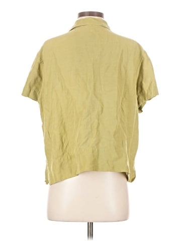 Easy Spirit Short Sleeve Silk Top (view 2)