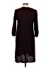 Apt. 9 Chevron-herringbone Burgundy Casual Dress Size M - photo 2
