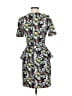 H&M Print Black Casual Dress Size 6 - photo 2