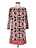 Laundry by Design Print Red Casual Dress Size 6 - photo 1