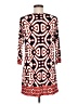 Laundry by Design Print Red Casual Dress Size 6 - photo 2