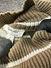 Splendid Stripes Brown Turtleneck Sweater Size L - photo 6