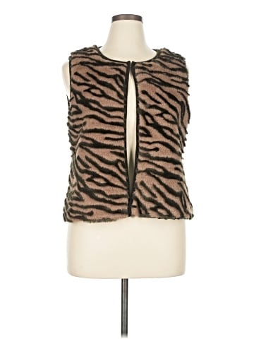 New Directions Faux Fur Vest (view 1)