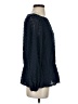Waverly Grey 100% Polyester Blue Long Sleeve Blouse Size S - photo 4
