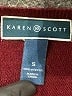 Karen Scott 100% Acrylic Burgundy Pullover Sweater Size S - photo 7