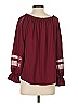 Ramy Brook 100% Polyester Burgundy Long Sleeve Blouse Size S (estimated) - photo 2