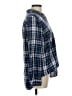 Talbots Outlet 100% Cotton Plaid Blue Long Sleeve Button-Down Shirt Size M - photo 4