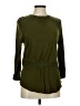 Banana Republic 100% Rayon Green Long Sleeve Blouse Size M - photo 1