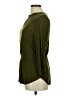 Banana Republic 100% Rayon Green Long Sleeve Blouse Size M - photo 5