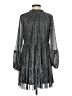 1.State Metallic Silver Gray Cocktail Dress Size S - photo 2