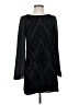 Express 100% Polyester Chevron-herringbone Black Cocktail Dress Size XS - photo 1