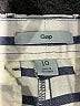 Gap 100% Cotton Stripes Ivory Shorts Size 10 - photo 3