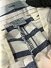 Gap 100% Cotton Stripes Ivory Shorts Size 10 - photo 4