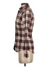 J.Crew Plaid Brown Long Sleeve Button-Down Shirt Size 0 - photo 5