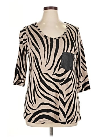 Karen Kane 3/4 Sleeve Blouse (view 1)