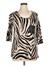 Karen Kane Tan 3/4 Sleeve Blouse Size 0X - photo 1