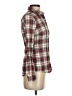 J.Crew Plaid Brown Long Sleeve Button-Down Shirt Size 0 - photo 4