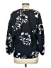 Joie 100% Polyester Black Blue 3/4 Sleeve Blouse Size M - photo 2