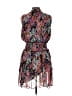1.State 100% Polyester Floral Purple Cocktail Dress Size L - photo 2