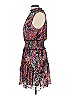 1.State 100% Polyester Floral Purple Cocktail Dress Size L - photo 5