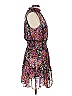 1.State 100% Polyester Floral Purple Cocktail Dress Size L - photo 4