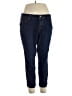 Roz & Ali Solid Blue Jeans Size 16 - photo 1
