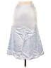 K.C. Parker 100% Polyester Solid White Blue Formal Skirt Size 8 - photo 1