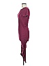 Assorted Brands Solid Burgundy Casual Dress Size M - photo 5