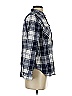 J.Crew Plaid Blue Long Sleeve Button-Down Shirt Size 4 - photo 4