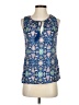 Ecru Blue Sleeveless Blouse Size XS - photo 1