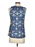 Ecru Blue Sleeveless Blouse Size XS - photo 2
