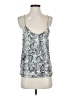 Bishop + Young 100% Polyester Silver Sleeveless Top Size XS - photo 1