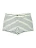 Gap 100% Cotton Stripes Ivory Shorts Size 10 - photo 1