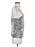 Bishop + Young 100% Polyester Silver Sleeveless Top Size XS - photo 4