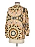 BA&SH Animal Print Orange Long Sleeve Blouse Size XS (0) - photo 2