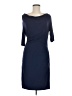 Three Dots Solid Blue Cocktail Dress Size M - photo 1
