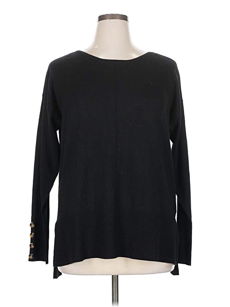 Pre-owned Lety & Me Pullover Sweater In Black