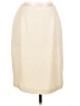 Assorted Brands 100% Polyester Solid Ivory Formal Skirt Size 10 - photo 1