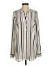 Talbots Stripes Ivory Long Sleeve Blouse Size S - photo 1
