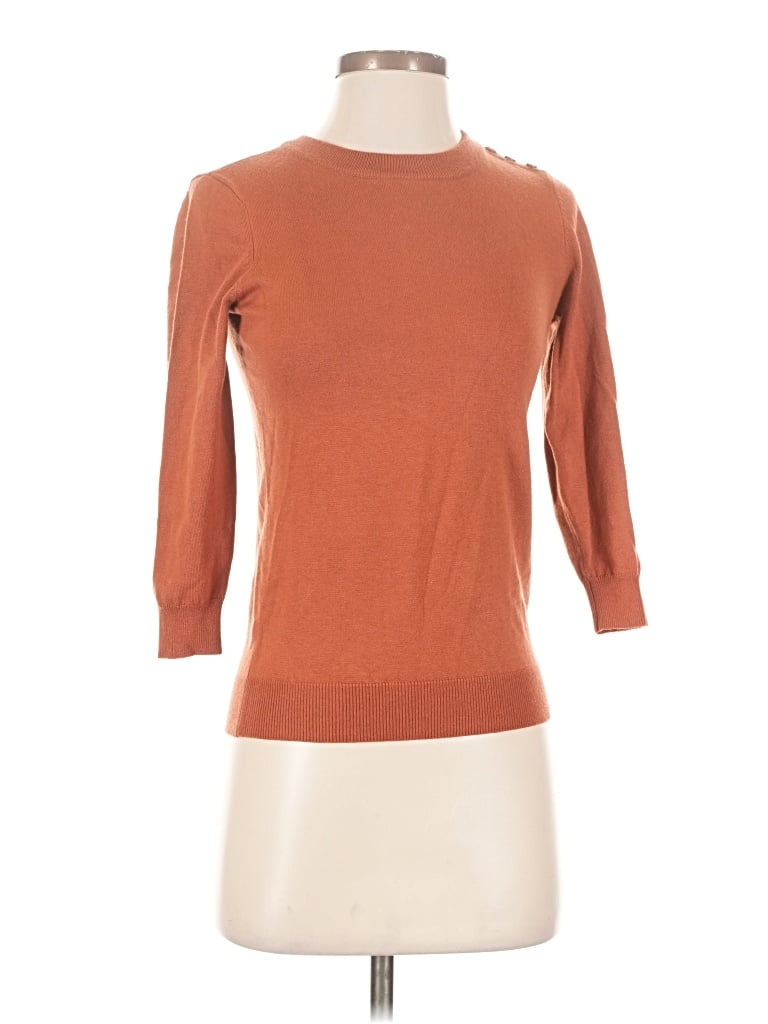 Pre-owned Modcloth Pullover Sweater In Orange