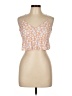 RSQ 100% Rayon Orange Sleeveless Top Size L - photo 1