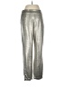 Maison d' Amelie Metallic Silver Casual Pants Size M - photo 1