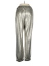 Maison d' Amelie Metallic Silver Casual Pants Size M - photo 2