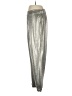 Maison d' Amelie Metallic Silver Casual Pants Size M - photo 5