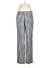 Michael Kors Collection 100% Cotton Checkered-gingham Blue Black Casual Pants Size 8 - photo 1