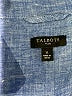 Talbots 100% Linen Blue 3/4 Sleeve Button-Down Shirt Size 0X - photo 6